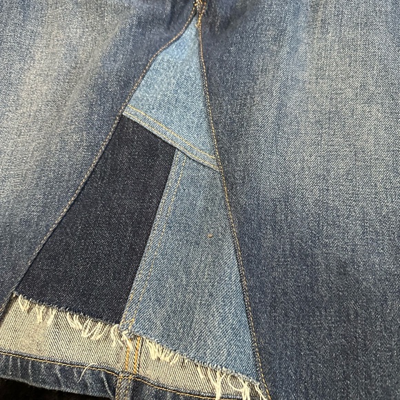 New 4 piece blue Jean bundle overalls , jeggings  & 2 skirts!! - Picture 5 of 10